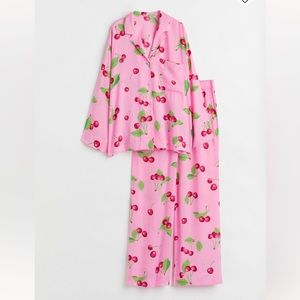NWT Satin Cherry Pajamas 🍒